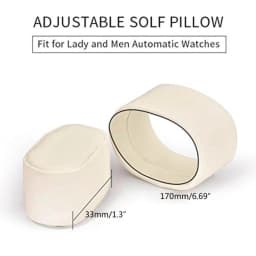 Leather Small Bracelet Watch Pillow Bracelet Watch Display Stand Automatic Watch Winder Pillow Cushion Easy to Use