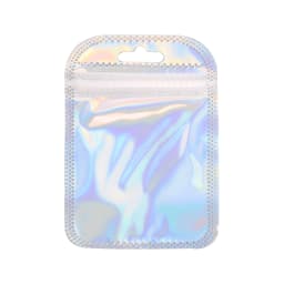 10Pcs/Lot Thicken Zip Lock Bags Colorful Resealable Laser Packaging Bag Plastic Pouch For Beads Jewelry Display Gift Storage Bag