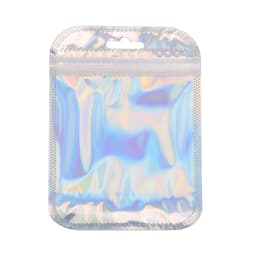 10Pcs/Lot Thicken Zip Lock Bags Colorful Resealable Laser Packaging Bag Plastic Pouch For Beads Jewelry Display Gift Storage Bag