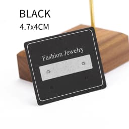 50pcs Earrings Necklaces Display Cards for Jewelry Box Packaging Cardboard Hang Tag Card Ear Studs Paper Card Jewelry DIY