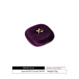 Yinbeini Velvet Jewelry Display Tray Ring Earring Pendant Necklace Storage Tray Display Tray TB028