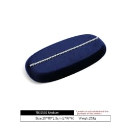 Yinbeini Velvet Jewelry Display Tray Ring Earring Pendant Necklace Storage Tray Display Tray TB028