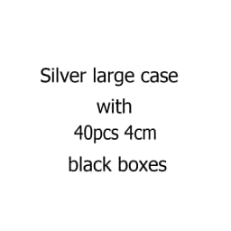 Gems Jewelry Trunk Travel Carrying Gemstone Display Box Aluminum Case Loose Stones Storage Container Collection Diamond Holder