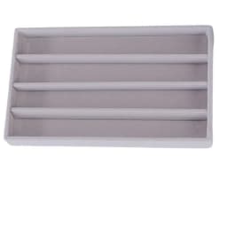 1PC Gray Velvet Jewelry Holder Earrings Ring Storage Tray Minimalist Jewelry Box Jewelry Desktop Organizer Box