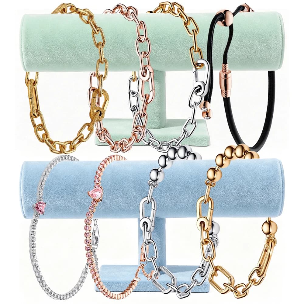 2026 New 925 Silver Women's ME Sparkling Heart Shaped Leather Rope Adjustable Bracelet Display Tool DIY Exquisite Charm Jewelry