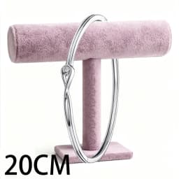 2026 New 925 Silver Classic Women's ID Unlimited Shining Logo Open Bracelet Display Tool DIY Exquisite Charm Jewelry