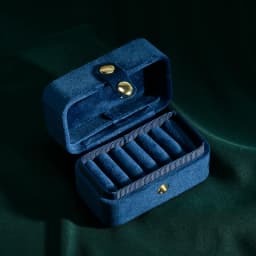 TAIMY Fashion Mini Portable Travel Jewelry Box for Women portable Velvet Storage Case Earrings Ring Organizer Display Boxes