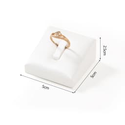 White Leather Pendant Necklace Chain Jewellery Display Bust Mannequin Stand Holder Rack Bracelet Earrings Ring Counter Organizer