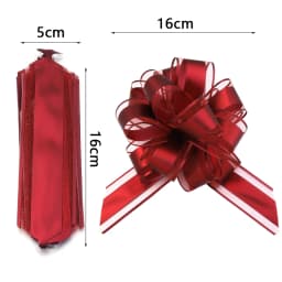 2Pcs/Lot Colorful Large Snow Yarn Hand Pull Flower Ribbon Pull Flower Ball For Wedding Christmas Party Decoration Gift Wrapping
