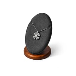 Oirlv Wooden Jewelry Display Stand Ring Earring Necklace Bracelet Watch Jewelry Stand Display Set Solidwood Jewelry Holder Stand
