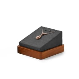 Oirlv Wooden Jewelry Display Stand Ring Earring Necklace Bracelet Watch Jewelry Stand Display Set Solidwood Jewelry Holder Stand