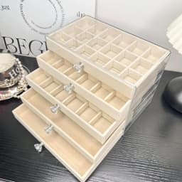 Elegant Multi-Layer Anti-Oxidation Jewelry Storage Box for Earrings Studs Necklaces High End Precise Handmade Accessories Box