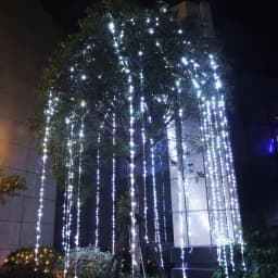 LED 3X2/3X3M Waterfall Curtain Icicle String Lights Meteor Shower Garland Fairy Lights for Christmas Wedding Party Garden Decor