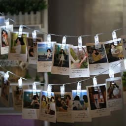 1M 2M Photo Clips String Lights Christmas Fairy Lights Battery-operated Garland Hanging Picture Cards Holder Holiday Lamp Decor