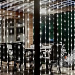 Wedding Garland Fairy Lights Outdoor 8 Mode LED USB Curtain Light String Holiday Garden Light EID Mubarak Valentine's Day