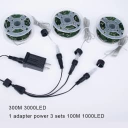 Stars Twinkle Christmas Tree Garland Room Decoration Xmas Fairy Lights Plug in Green Copper Wire String Lights 100m 200m 300m