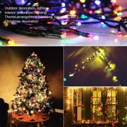 Waterproof 8 Modes 10M 20M 30M 50M Fairy Garden Light Outdoor Indoor String Light Garland for Party Wedding Christmas Decoration