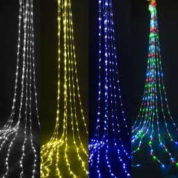 Waterfall Meteor Shower Rain String Light Christmas LED Festoon 2/3/6M LED Holiday Decorative Lights For Home Garland Curtain