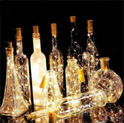 Bar LED Wine Bottle Cork 2M String Lights Christmas Decoration Led Lamp Bottle Fairy Lights Holiday Copper Wire Lights String