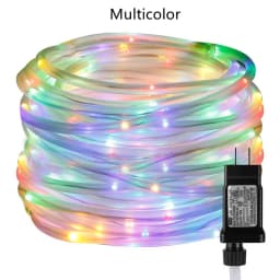 Christmas Decorations Tube Fairy Lights For Home 2026 Festoon Led Tube Rope String Light Plug-Operated 10/20/30/40M New Year