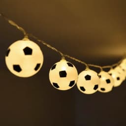 1pc 10/20LED Soccer Ball String Lights Football Fairy Lamp for Bedroom Home Wedding Garden Worldcup Decor