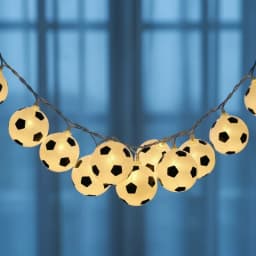 1pc 10/20LED Soccer Ball String Lights Football Fairy Lamp for Bedroom Home Wedding Garden Worldcup Decor