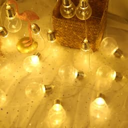 LED Fairy Garland Bulb Battery Power Outdoor Garden Waterproof Atmosphere Lamp Wedding Christmas Party Decoration Lights String