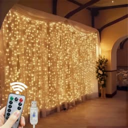 Remote Control USB Fairy Lights 3 4 6 Meters LED Curtain String Lights for Christmas Home Bedroom Decoration Festive Party