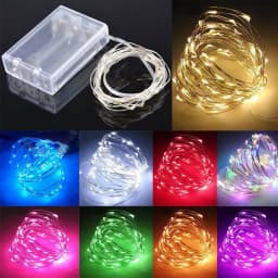1M 2M 5M 10M Copper Wire LED String Lights Holiday Lighting Fairy Garland for Christmas Tree Wedding Party Decoration