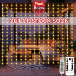 Curtain Fairy Light Waterfall 3x3m 280 LEDs Window Light 5V USB Waterproof Outdoor String Light for Christmas Patio Wall Decor