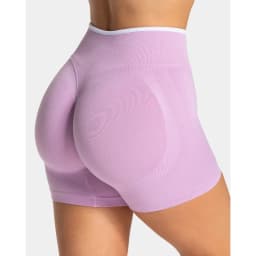 Women's Seamless Gym Color Blocking Sports Shorts High Elastic Tight High Waist Hip Lifting Yoga Pants Running Sports Shorts