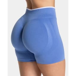 Women's Seamless Gym Color Blocking Sports Shorts High Elastic Tight High Waist Hip Lifting Yoga Pants Running Sports Shorts