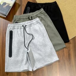 American Style Men's Sport Shorts Summer Thin Cotton Casual Loose Fit Running Training Sweat Absorbent Five Minutes Pants