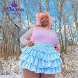 Harajuku Y2k Sweet Pink White Pumpkin Pants Lolita Autumn Winter JK Plush Shorts Japanese Kawaii Ruffles Lantern Shorts