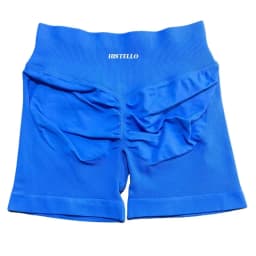 HISTELLO Impact Shorts Low Waist Seamless Scrunch Stretch Tights Women Sports Elastic Fitness Running Gym Yoga Workout Leggings