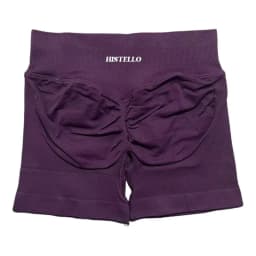 HISTELLO Impact Shorts Low Waist Seamless Scrunch Stretch Tights Women Sports Elastic Fitness Running Gym Yoga Workout Leggings