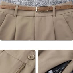 Khaki Casual Wide Leg Shorts Women Summer New Solid Loose Knee-Length Hot Pants Korean All-Match High Waist Suit Shorts Ladies