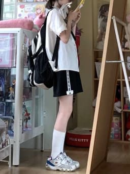 KOSAHIKI Lace Patchwork Wide Leg Shorts Women 2025 Summer Japanese Style Harajuku All Match Loose Elastic Waist Short Pants