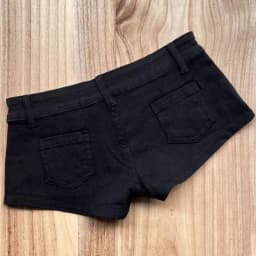 Sexy Elastic Super Shorts Y2K Spice Girl Style Hot Pants Super Low Waist Cotton Tight Black and White Shorts