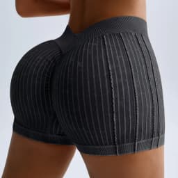 Women Gym Sand Wash Shorts V Back Biker Scrunch Sports Thread Pants Yoga Fitness Workout Training High Waist Tights Sportswear