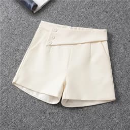 Elegant Office Lady's Black Shorts Matching Women's Wide Leg Shorts Chic Casual Loose Shorts 2025 Summer New Trend Female Pants