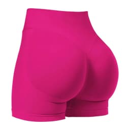 Summer High Waisted Yoga Shorts Fashionable and Sexy Running Fitness Pants Solid Color Yoga Leggings