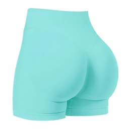 Summer High Waisted Yoga Shorts Fashionable and Sexy Running Fitness Pants Solid Color Yoga Leggings