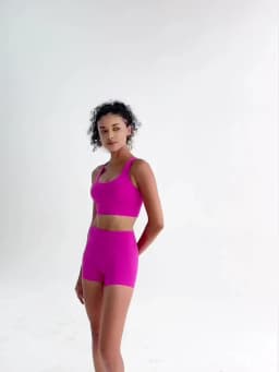 Solid Color Women Fitness Sport Yoga Short Running Cycling Women's Leggings Quick Dry Breathable High-Waisted Yoga Shorts