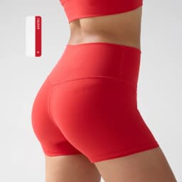 Solid Color Women Fitness Sport Yoga Short Running Cycling Women's Leggings Quick Dry Breathable High-Waisted Yoga Shorts