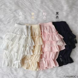 Cotton Bloomers Lolita Style Girls Cute Sweet Japan Sexy Lace Date Princess Pink Layer Puff Shorts Ruffles Lantern Small Pants