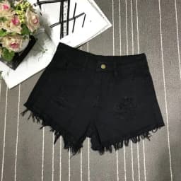 New High Waist Tassel Broken Denim Shorts Female 2026 Summer Korean Version Raw Edge Wide Leg Loose Plus Size Jean Shorts Women