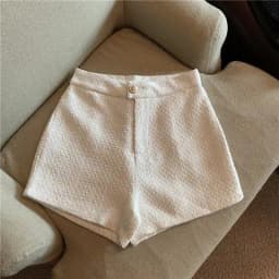 OCEANLOVE Autumn Winter Women Shorts Solid High Waist Korean Fashion Pantalones Cortos Wide Leg Vintage Ropa De Mujer
