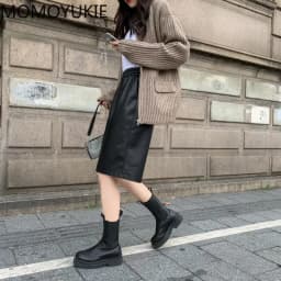 S-3XL PU Leather Shorts Women's Autumn Winter New 2021 High Waist Elastic Loose Five Points Leather Trouser Clothes Shorts