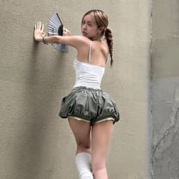New Arrival 2025 Summer Low-Rise Shorts Women Sexy Unique Bloomer Design Hot Pants Female Trendy Mini Shorts